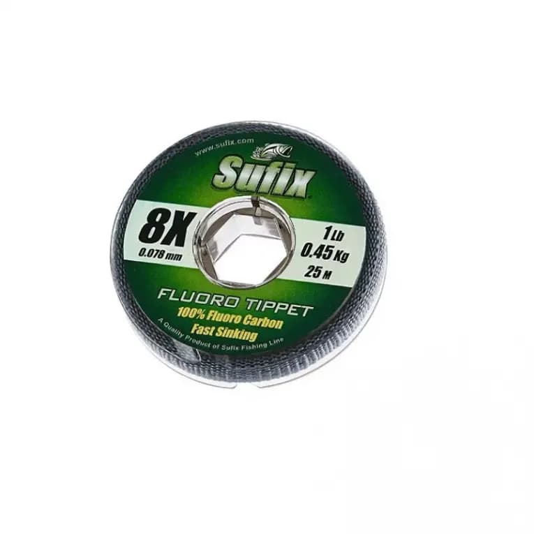 Леска SUFIX Fluoro Tippet прозрачная 25 м 0.318 мм 5,4 кг
