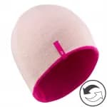 Шапка двухсторонняя детская розовая Wedze Reverse 100