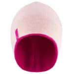 Шапка двухсторонняя детская розовая Wedze Reverse 100