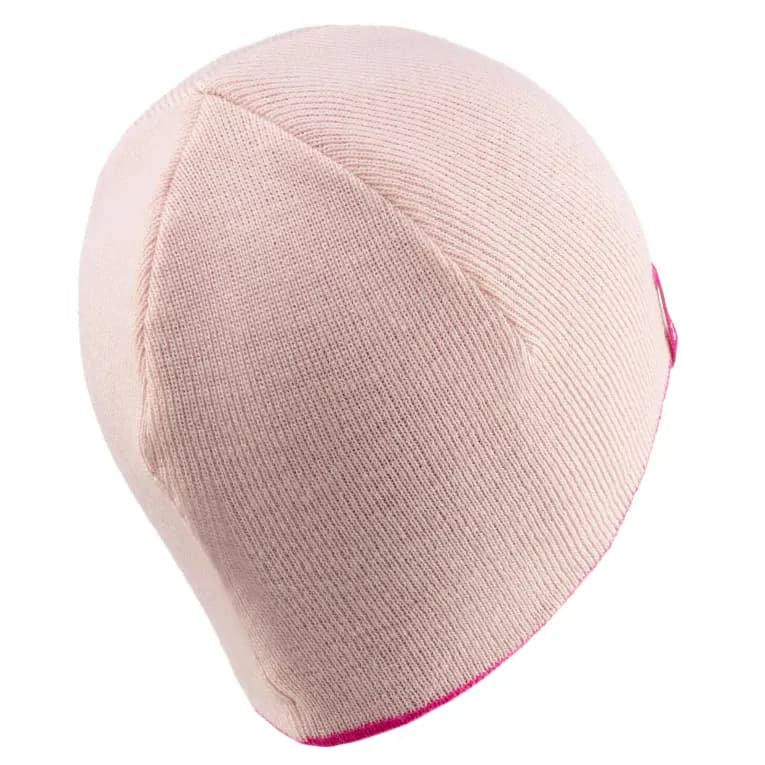 Шапка двухсторонняя детская розовая Wedze Reverse 100