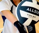Мяч волейбольный черно-белый Allsix VBB100
