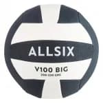 Мяч волейбольный черно-белый Allsix VBB100