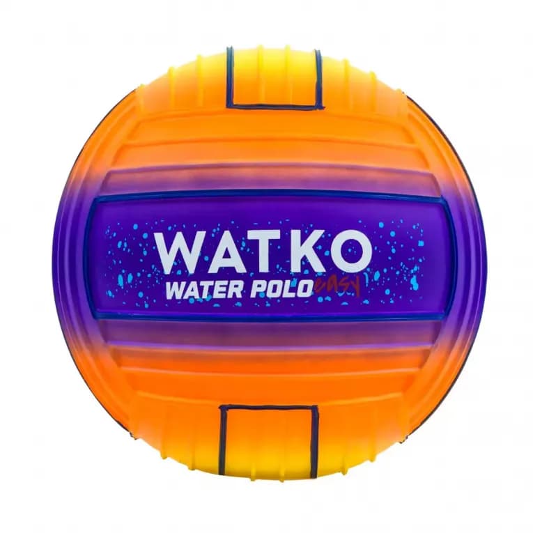Мяч для водного поло резиновый оранжевый Watko Sunset 100