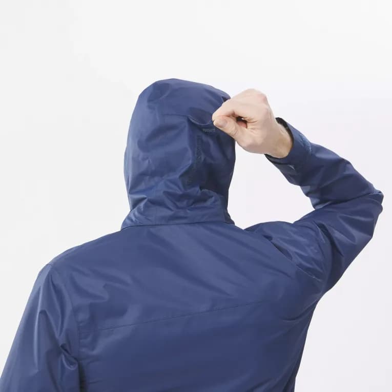 Куртка для походов мужская синяя Quechua