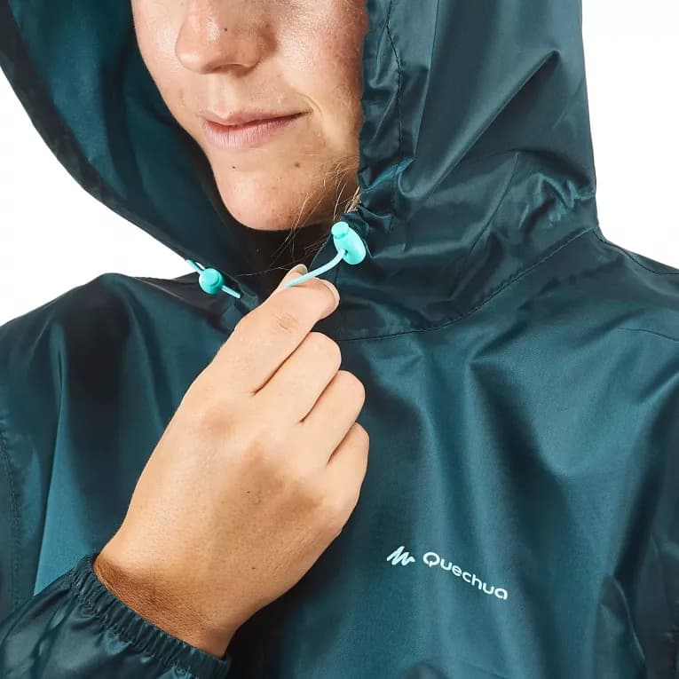 Дождевик походный синий Quechua 100