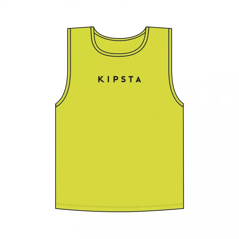Манишка детская желтая Kipsta 100
