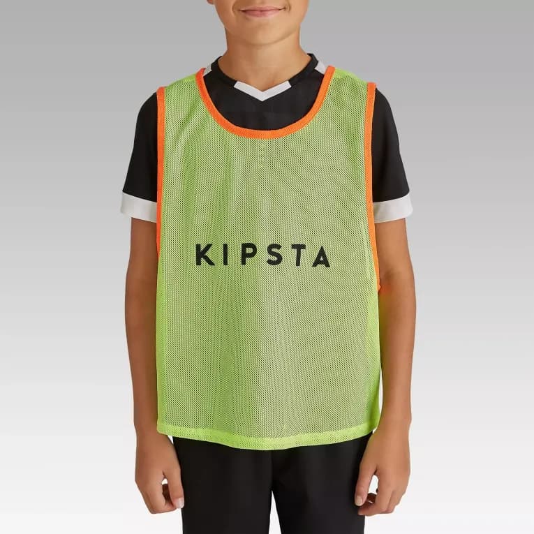Манишка детская желтая Kipsta 100