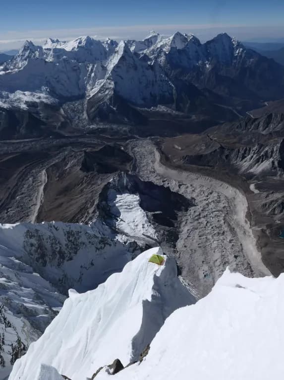 Палатка штурмовая альпинистская зеленая Simond 900 Makalu