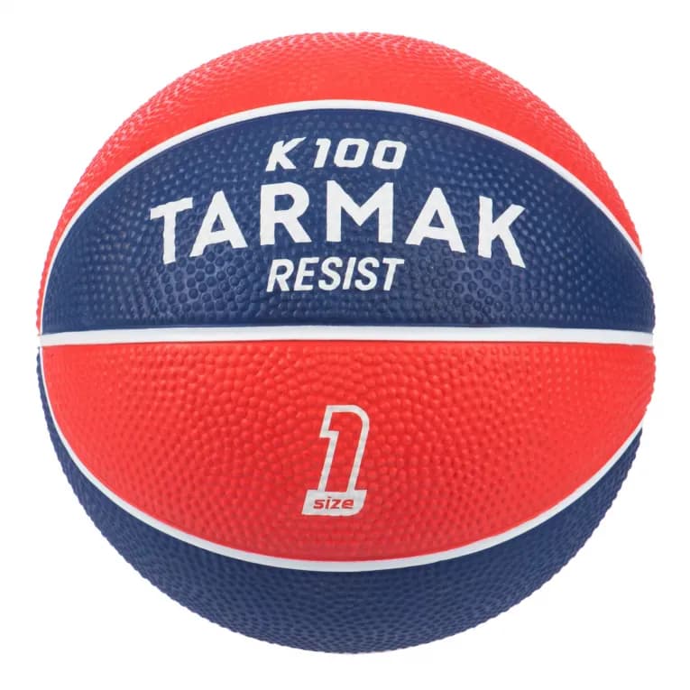 Мяч баскетбольный детский красный Tarmak 100 Mini В