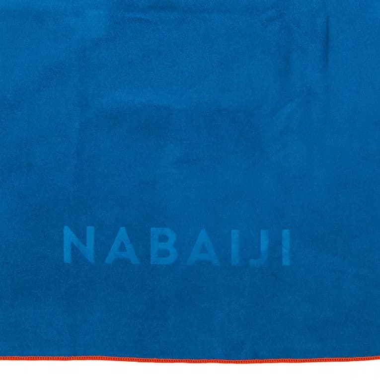 Полотенце из микрофибры 110x175 см синее Nabaiji MF 100