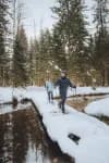 Брюки для походов водоотталкивающие теплые мужские серые Quechua SH100 Х–WARM