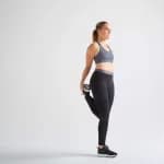 Спортивный топ бра серый Domyos 100
