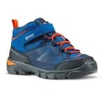 Кроссовки походные для детей сине-оранжевые Quechua MH120 MID