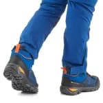 Кроссовки походные для детей сине-оранжевые Quechua MH120 MID