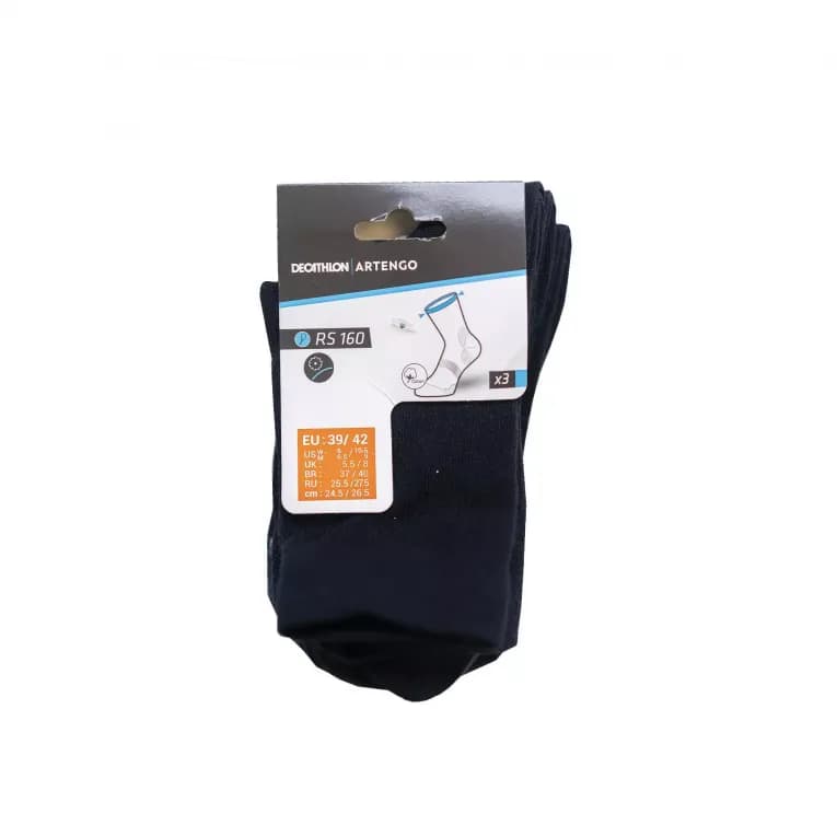 Носки темно синие 3 пары Artengo RS160