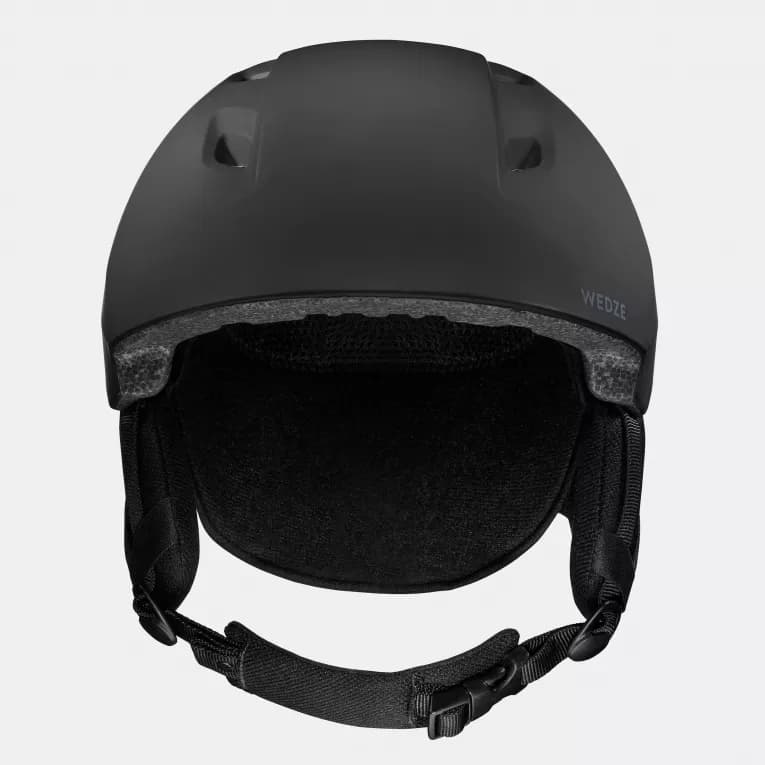 Шлем горнолыжный для взрослых чёрный Wedze PST 500