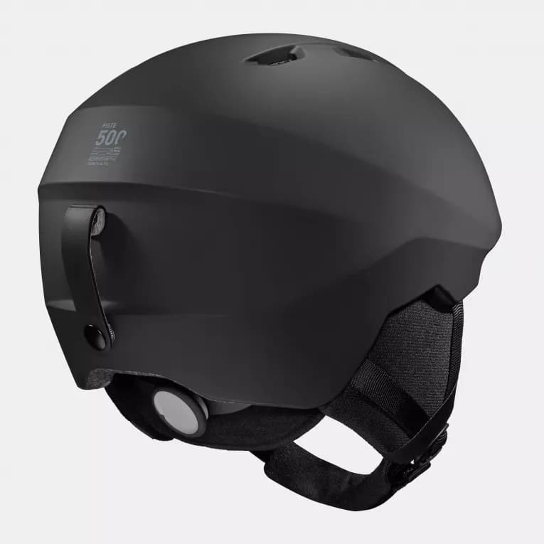 Шлем горнолыжный для взрослых чёрный Wedze PST 500