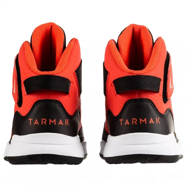 Баскетбольные кроссовки детские красные Tarmak 100