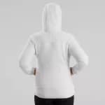Толстовка флисовая женская белая Quechua 100