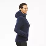Толстовка флисовая женская синяя Quechua 100