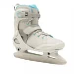Коньки ледовые женские бежевые Oxelo FIT500