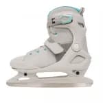 Коньки ледовые женские бежевые Oxelo FIT500