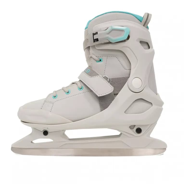 Коньки ледовые женские бежевые Oxelo FIT500