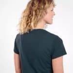 Футболка походная женская синяя Quechua 500
