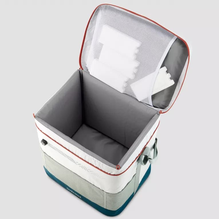 Сумка-холодильник для походов 35л синяя Quechua COMPACT FRESH