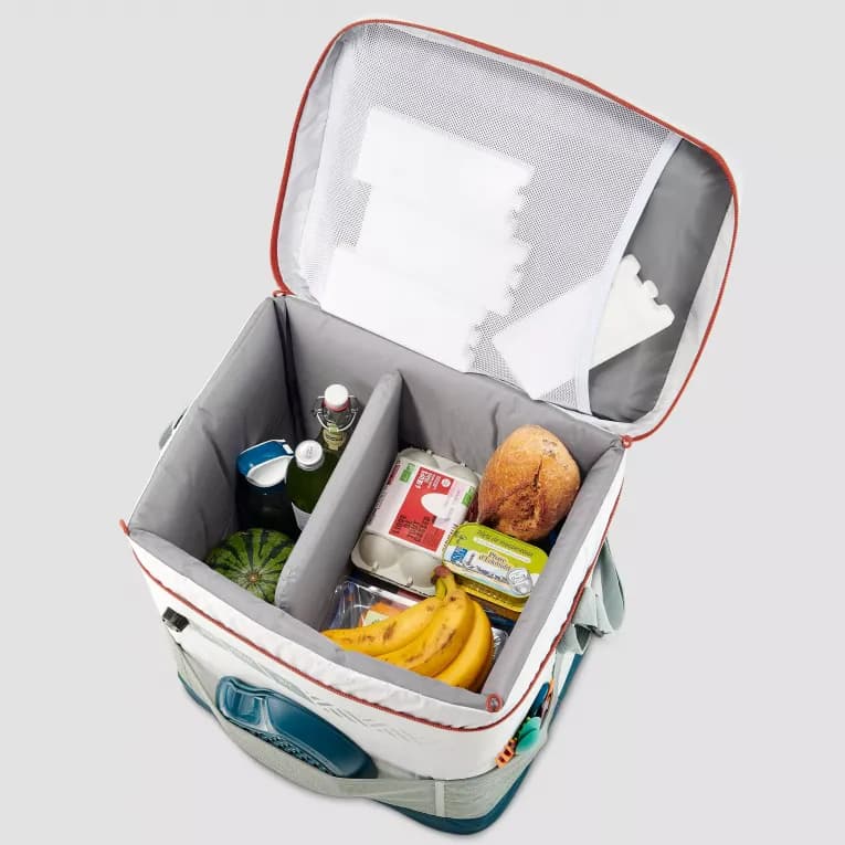 Сумка-холодильник для походов 35л синяя Quechua COMPACT FRESH
