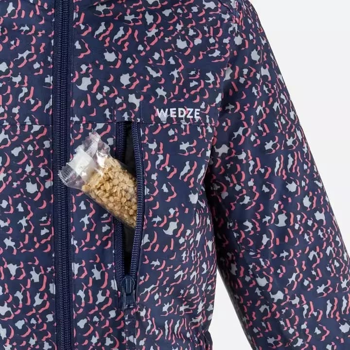 Комбинезон зимний детский фиолетовый Wedze 100