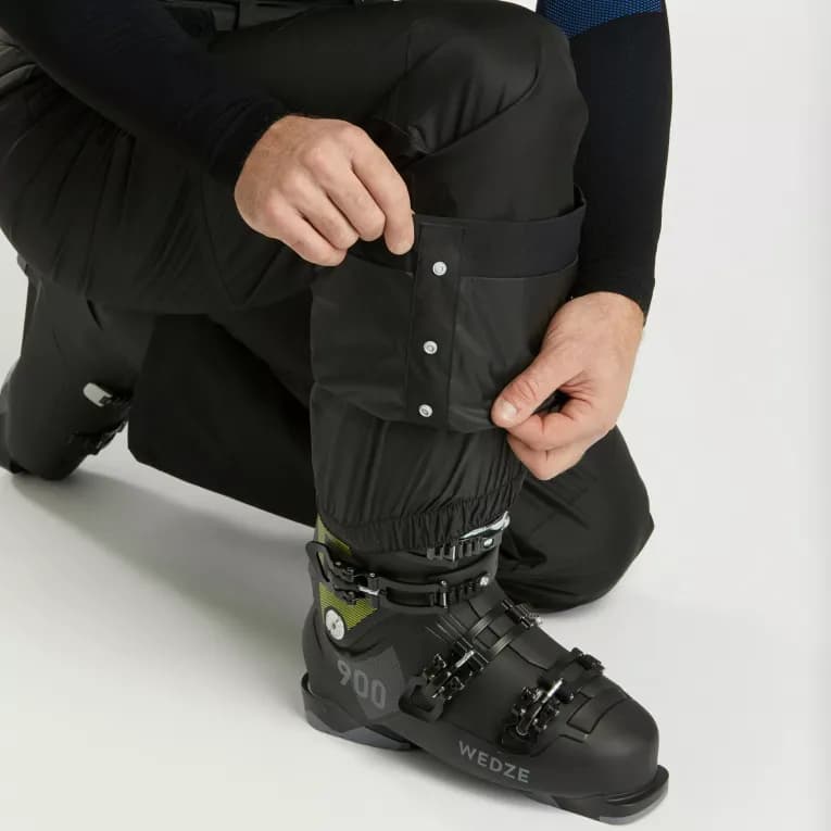 Брюки горнолыжные мужские черные Wedze 300