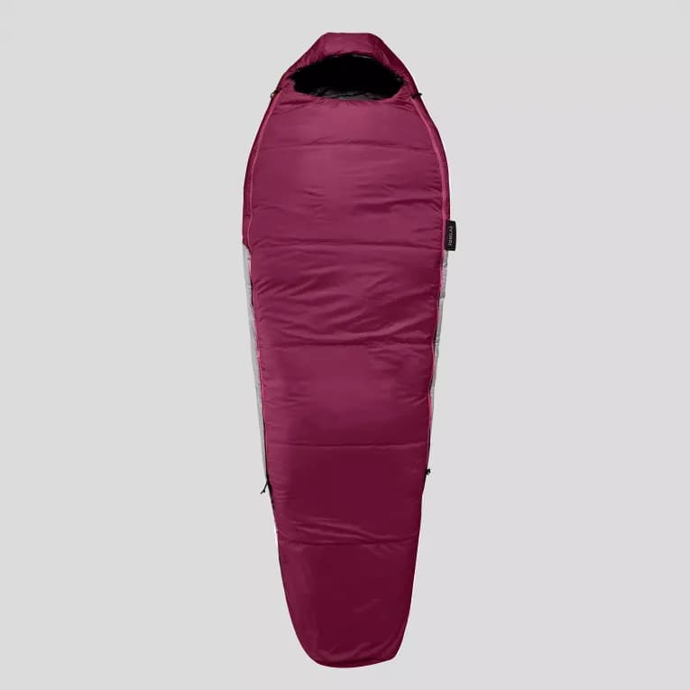 Спальный мешок на +5°C бордовый Forclaz Trek500