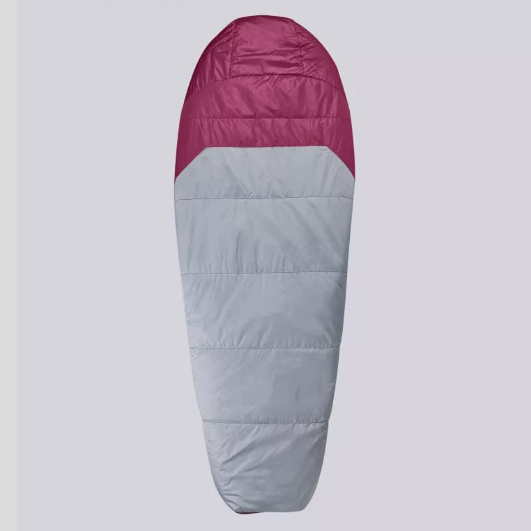 Спальный мешок на +5°C бордовый Forclaz Trek500