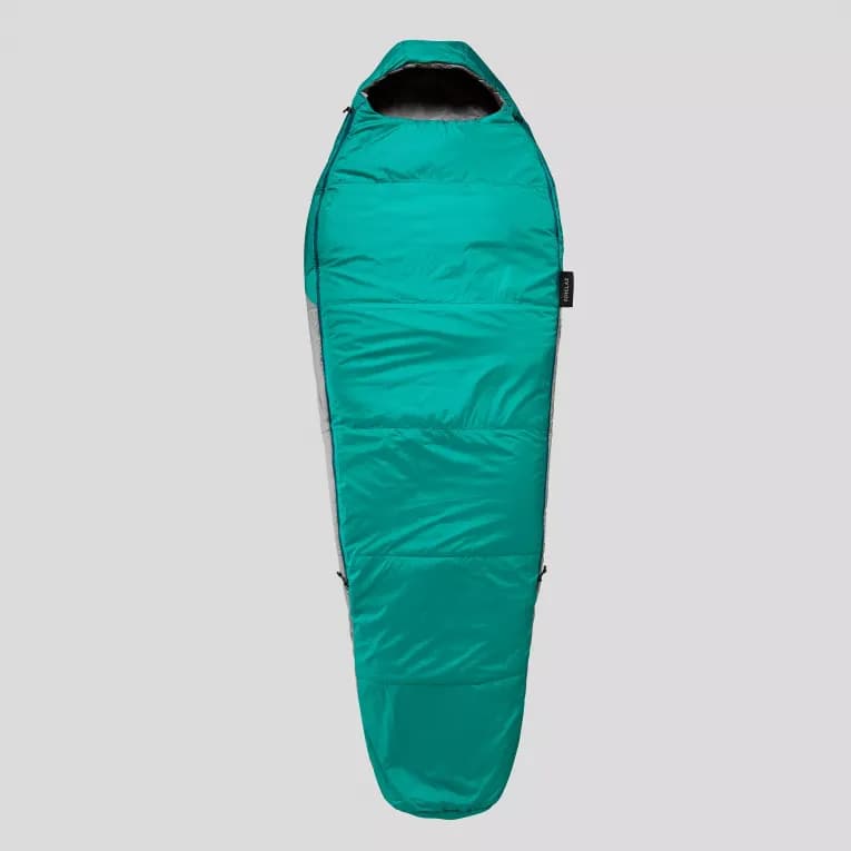 Спальный мешок на +10°C зелёный Forclaz Trek 500