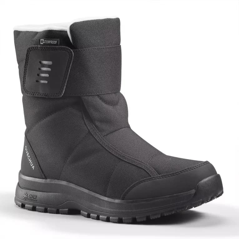 Сапоги зимние женские черные Quechua SH100 Scratch
