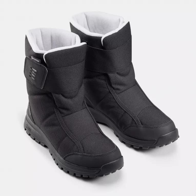 Сапоги зимние женские черные Quechua SH100 Scratch