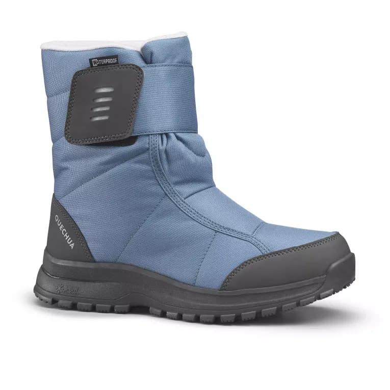 Сапоги зимние женские голубые Quechua SH100 Scratch
