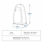 Душевая кабина синяя Quechua 300