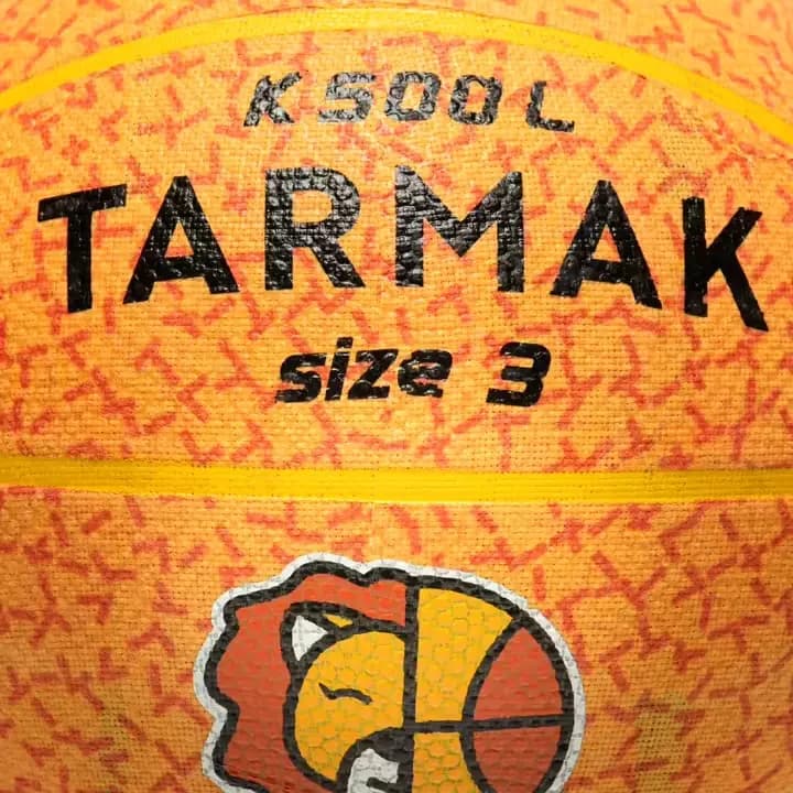 Мяч баскетбольный детский размер 3 оранжевый Tarmak K500
