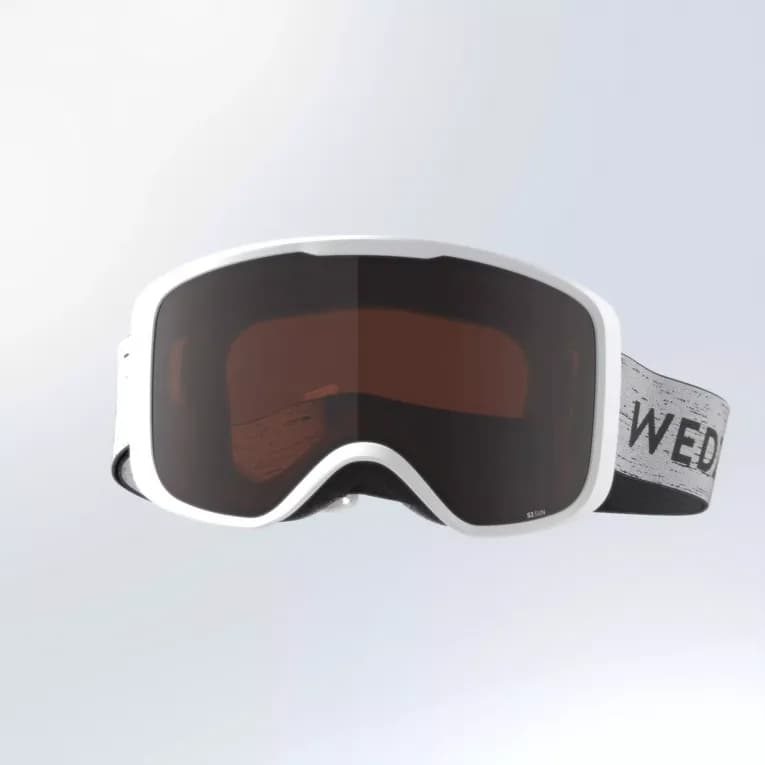 Маска горнолыжная белая Wedze G100