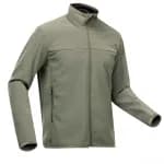 Куртка треккинговая мужская хаки Softshell Forclaz