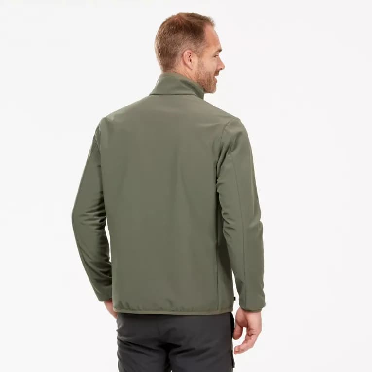 Куртка треккинговая мужская хаки Softshell Forclaz