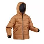 Куртка горнолыжная детская коричневая Wedze 300