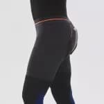 Шорты защитные горнолыжные чёрные Wedze 100