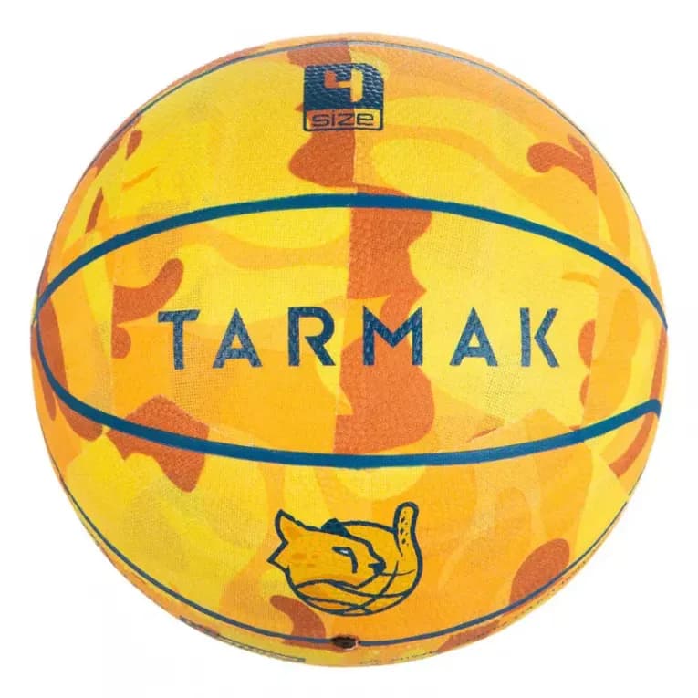 Мяч баскетбольный размер 4 желтый Tarmak K500