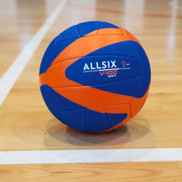 Мяч волейбольный оранжевый Allsix 100