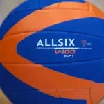 Мяч волейбольный оранжевый Allsix 100