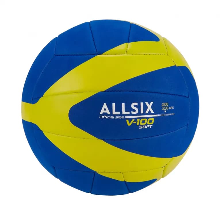 Мяч волейбольный жёлтый Allsix V-100 SOFT