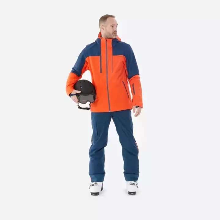 Куртка горнолыжная мужская оранжевая Wedze 700